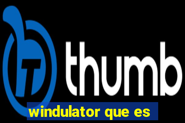 windulator que es